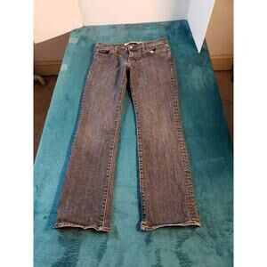 Gap Jeans Size 6 Womens Blue Pants Stretch Denim Ladies Mid Rise Slim Straight